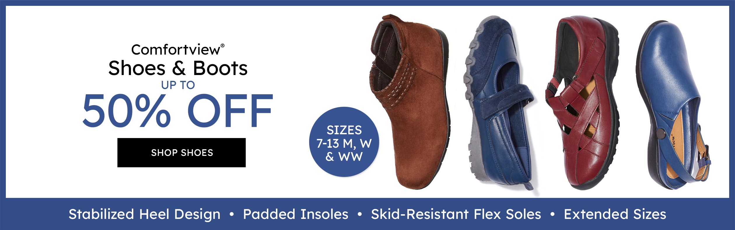 Comfortable, Stylish Wide and Extra Wide Shoes & Boots | Shoes For All